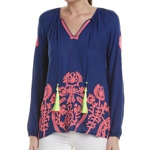 Lilly Pulitzer Willa embroidered top